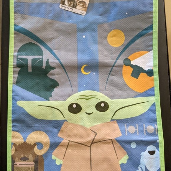 Disney Handbags - Baby Yoda Tote Bag Disney Star Wars Mandalorian Reusable Shopping Grocery
